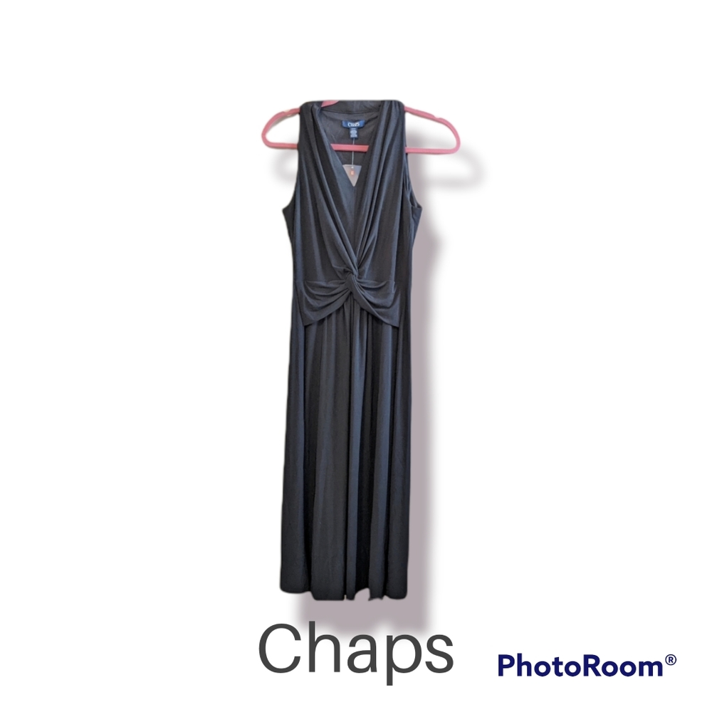 Chaps Sleeveless Maxi Dress